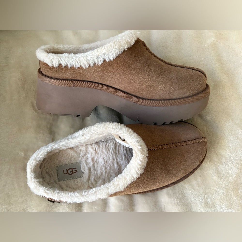 UGG New Heights Cozy Clog -Chestnut 🔥 size 7